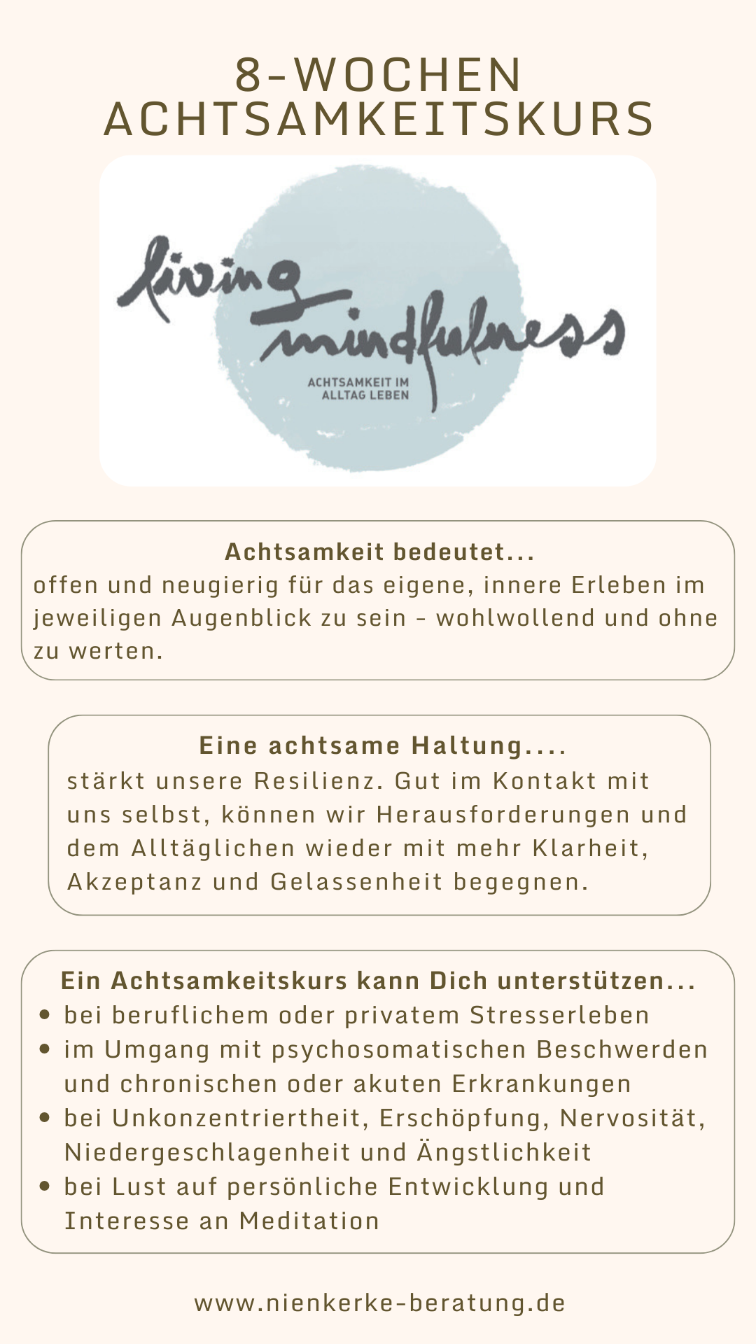 1 Achtsamkeitskurs Karo Nienkerke 2024 Living Mindfulness 1