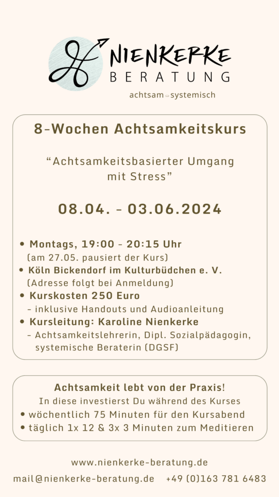 Achtsamkeitskurs Karo Nienkerke 2024 Living Mindfulness 2